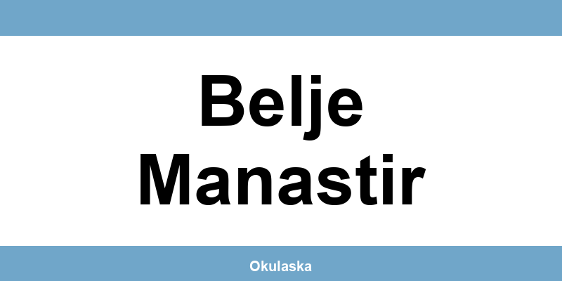 Kontakt Ghetaldus optika Belje Manastir
